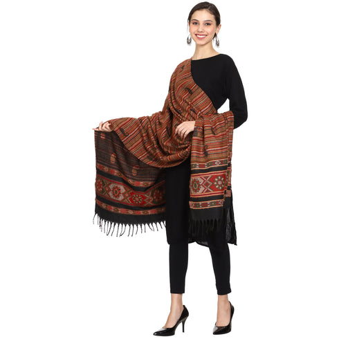 Women's Jamawar Kullu Woven Shawl